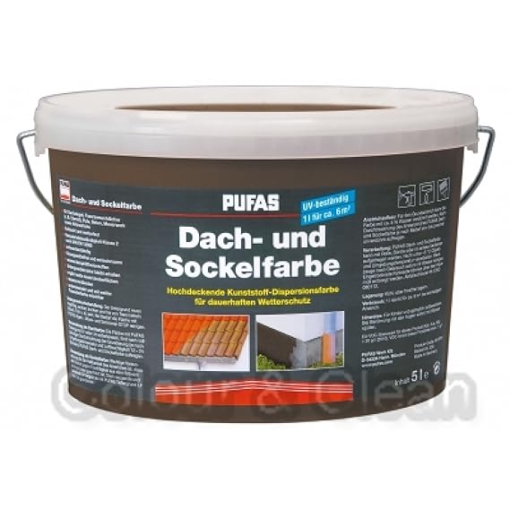 Pufas 10169 Dach und Sockelfarbe, Anthrazit