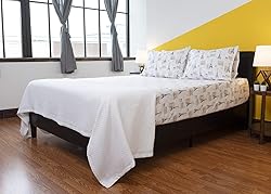 Beatrice Home Fashions Printed Microfiber Sheet