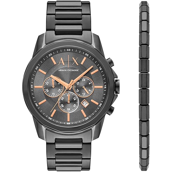 Amazon.com: Armani Exchange A｜X Men's Multifunction Black