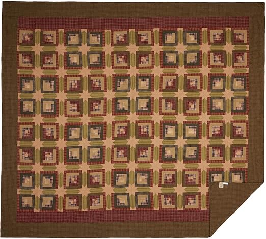 Amazon Com Vhc Brands Rustic Lodge Bedding Tea Cabin Green