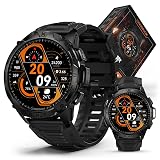 CARBINOX Blaze Smart Watch with GPS – Rugged Fitness Trackers, IP69K Waterproof, 170+ Sports Modes, Gorilla Glass, Make/Receive Calls, Android & iOS Compatible