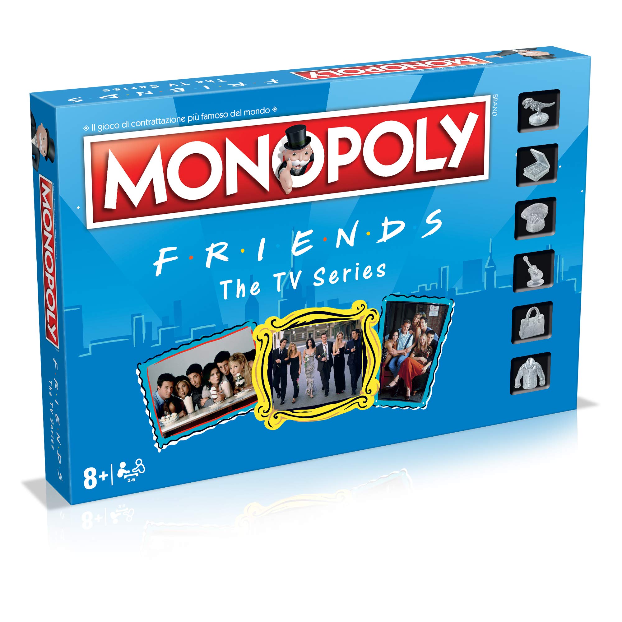 Winning Moves 036498 Friends Monopoly Board Game - Italian Edition