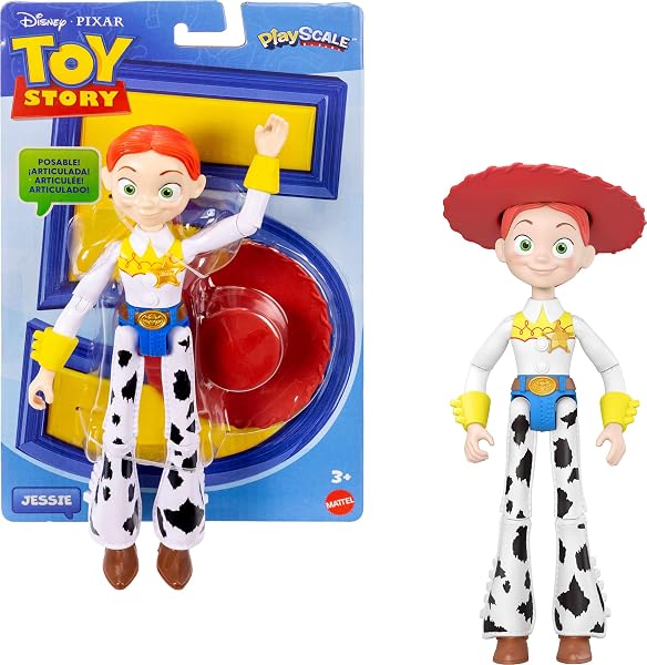 ​Mattel Disney and Pixar Toy Story 5 Jessie Action Figure | 7-inch Playscale, 1 Key Character, 8+ Posable Joints, Movie-Accur