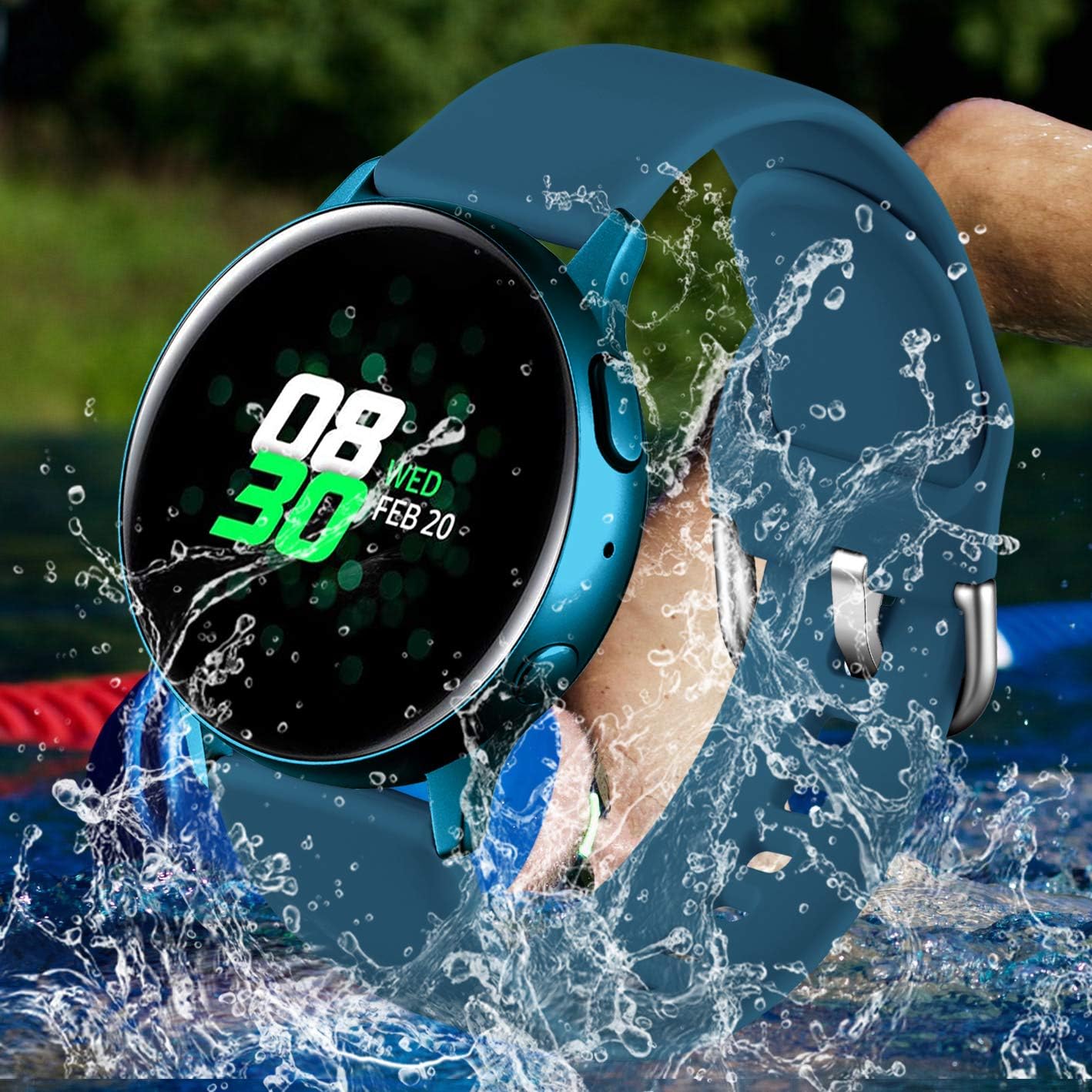Dirrelo Sport Strap Compatible With Samsung Galaxy Watch Active/Active 2 40mm/44mm - Image 4