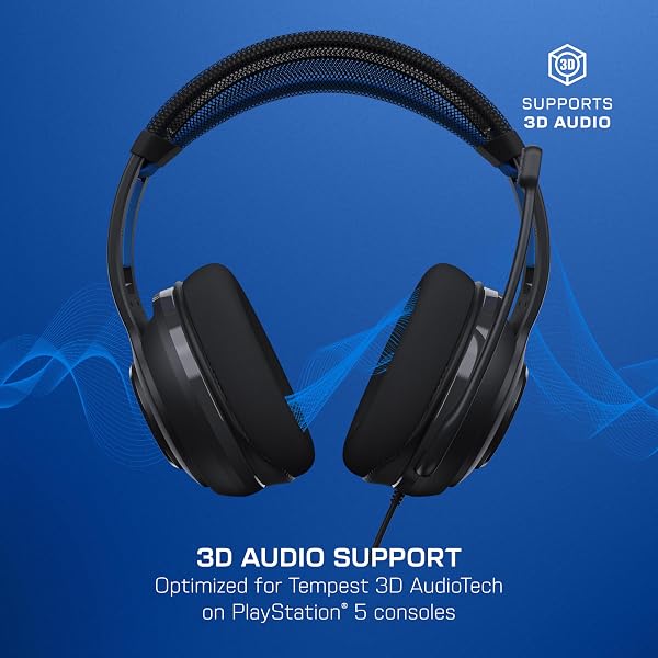 TURTLE BEACH ATLAS 200 WIRED GAMING HEADSET OFFICIALLY LICENSED FOR PLAYSTATION, PS5, PS4-50MM NANOCLEAR DRIVERS, FLIP-TO-MUTE MIC, MEMORY FOAM CUSHIONS, FLOATING HEADBAND – BLACK