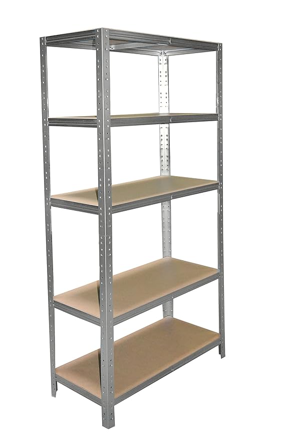 shelfplaza® HOME Steckregal 200x100x60cm verzinkt 5 Böden - Kellerregal