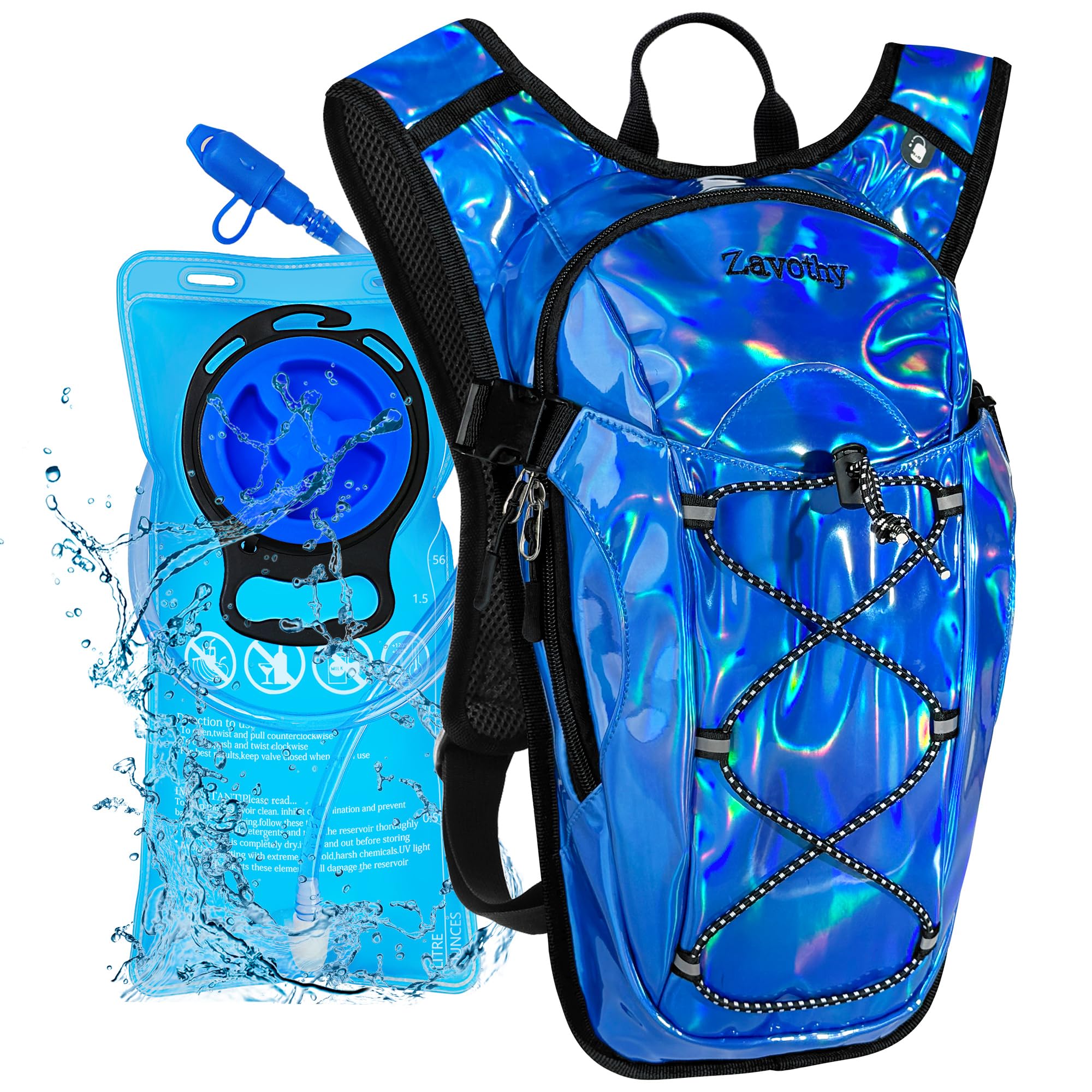 Zavothy Rave Hydration Backpack Lightweight Water Backpack for Cycling ...