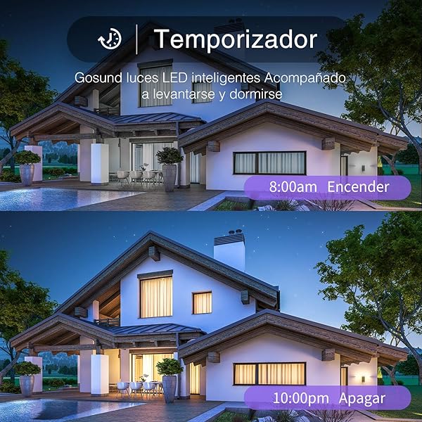 Gosund Bombilla Led Inteligente E27 8W 800LM Lmpara Regulable Bombillas WiFi Luces Clidas RGB Compatible con Alexa y Google Home Bombillas Alexa con Control Remoto 16 Millones de Colores 2 Pcs