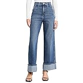 Joe's Jeans Womens The Trixie High Rise Wide Leg Denim Trouser