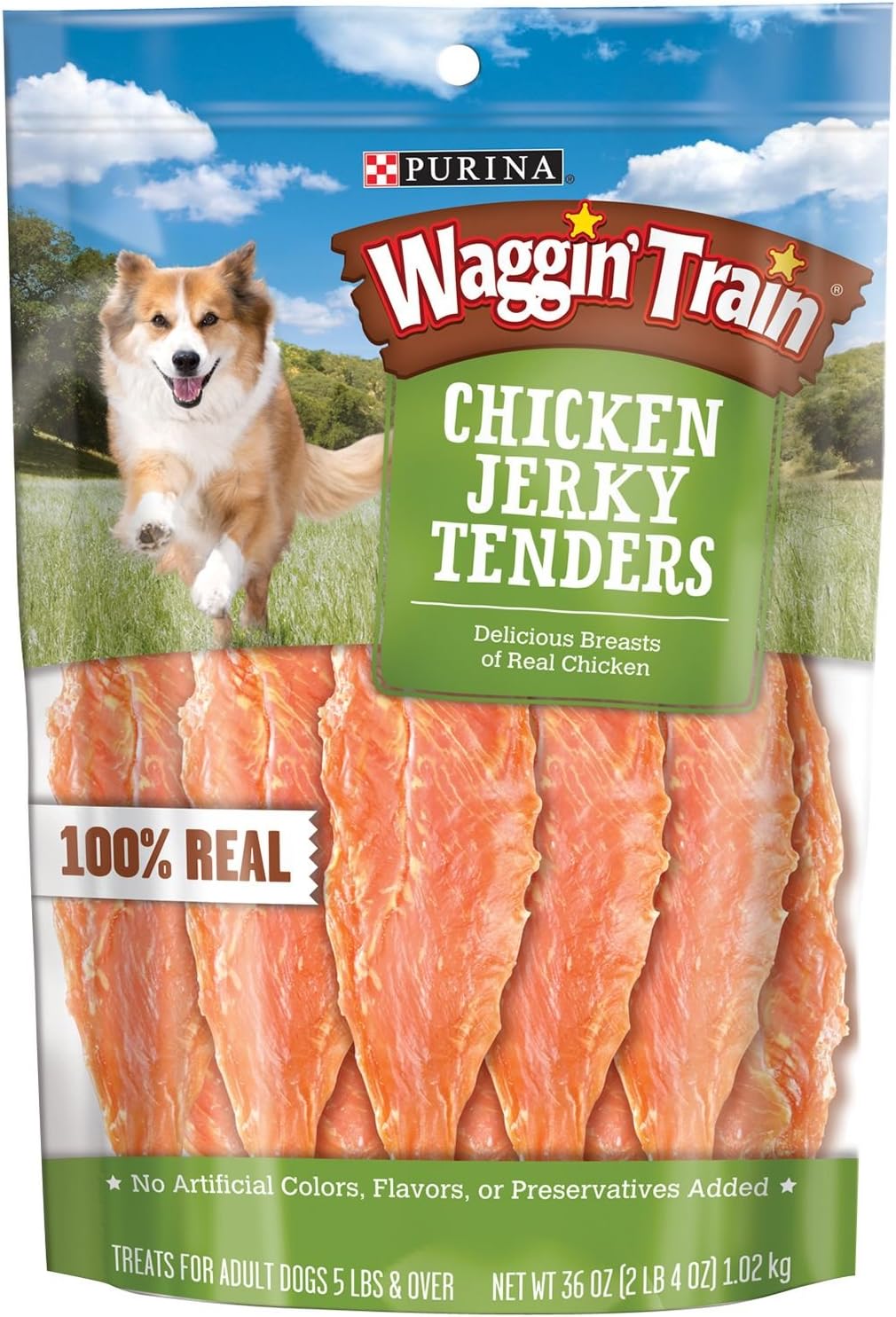Waggin Train Chicken Jerky Dog Treats (36 oz.) Pet Supplies