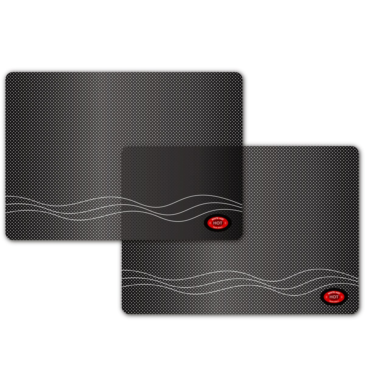 Munchkin Wrinkle Free Car Window Sun Shades, Provides Maximum UVA UVB Protection, Removable and Reusable & Heat Alert System, Pack of 2