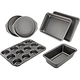 AmazonBasics 6-Piece Nonstick Oven Bakeware Baking Set