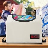 Vinsani Clothes Peg Bag Premium Waterproof Wearable Storage 300 Pegs Cream view 6