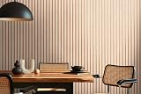 A.S. Création Non-Woven Wood Panel Wallpaper Beige Brown 10.05m x 0.53m