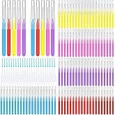 300 Pcs Interdental Brushes for Braces, 6 Size Soft and Bendable Braces Brush for Cleaning, Toothpick Dental Tooth Flossing H