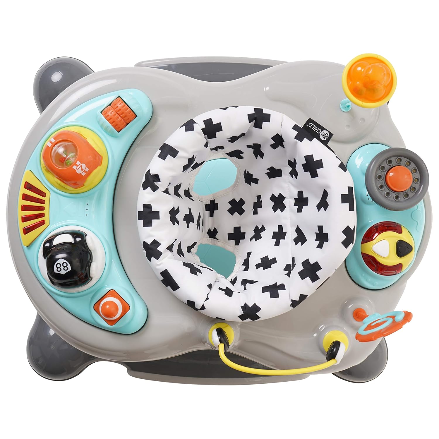 mychild roundabout 4 in 1 activity walker citrus