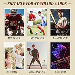 OHE 500 Counts Card Sleeves, Matte White Baseball