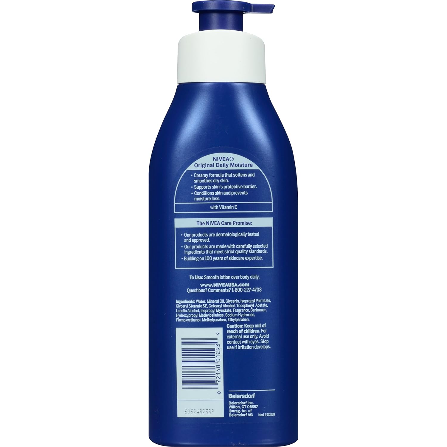 NIVEA Original Daily Moisture Body Lotion 16.9 fl oz, 499.79 ml (Pack of 1) - Image 3