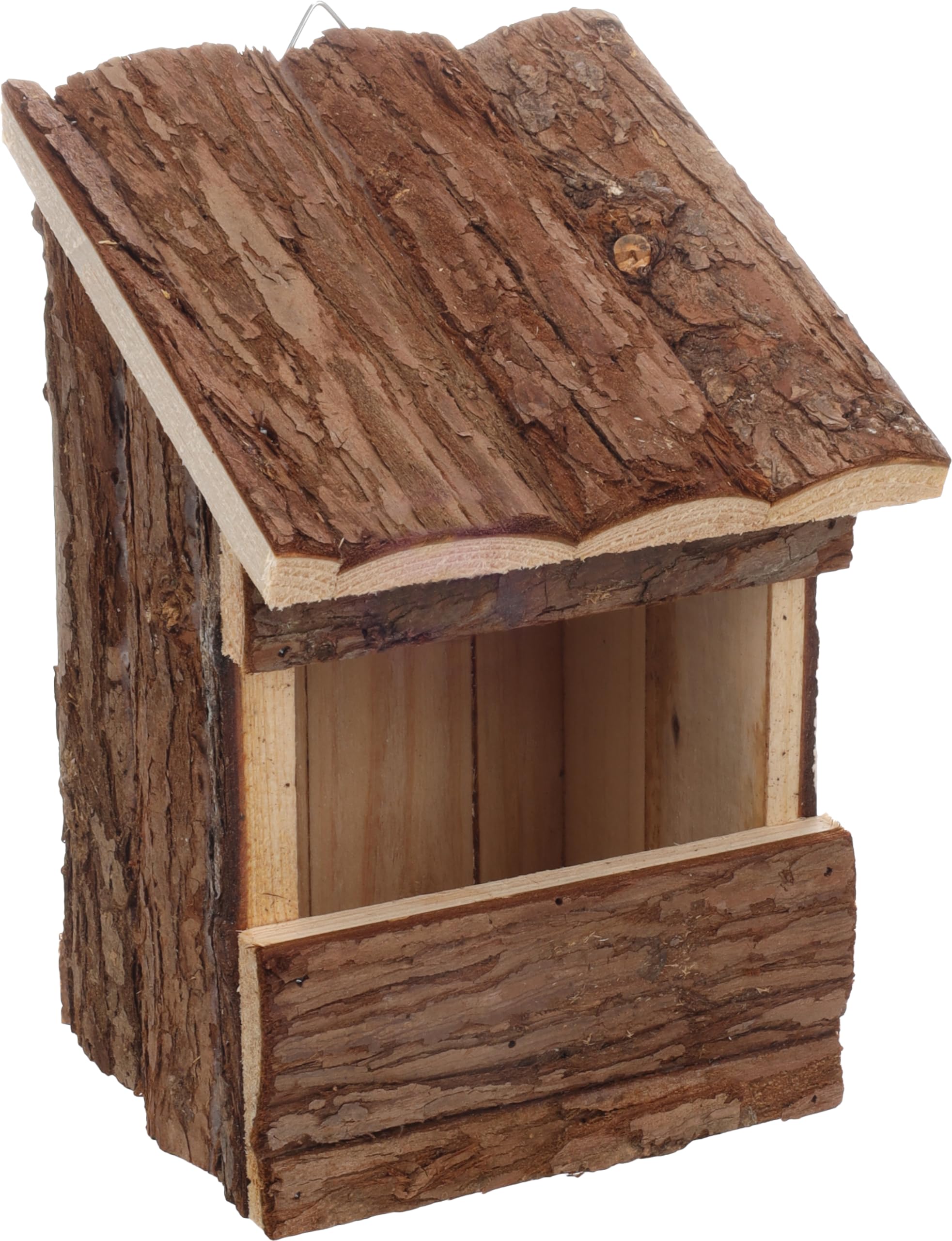 Bird nesting box - Flamingo Inclino – FSC-Certified Pinewood, Weather-Resistant, Wooden, Ideal for Birds, Perfect for Outdoor Spaces