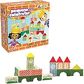 Pequeno Construtor Nº 3 100 Peças em Madeira Ciabrink