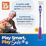 Tug-E-Nuff Bright Fauxtastic Durable Bungee Tug Toy for Dogs 22.5in view 5