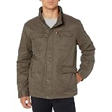 Washed Cotton Military Jacket at Amazon 