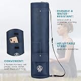 Gonex Yoga Mat Bag Full-Zip Carry Case 600D Oxford Water Resistant 2 Pockets view 2