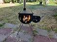 Poêle De Camp Portable US Stove Caribou Backpacker 14 Pouces - Acier, Bois, Neuf Emballé
