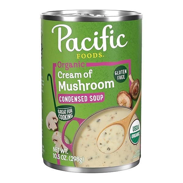 PACIFIC FOODS ORGANIC CREAM OF MUSHROOM SOUP, 10.5...