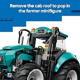 LEGO City Tractor Toy 60498 Farm Vehicle Kit with Farmer Minifigure view 5