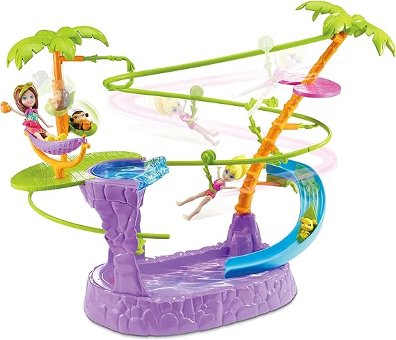 polly pocket zipline adventure pool