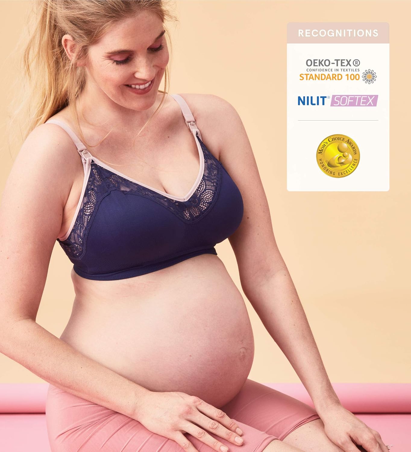 Sugar Candy LUX Wireless Nursing Bra (for F-K Cups), Maternity Seamless Breastfeeding Bralette at  Women’s Clothing store