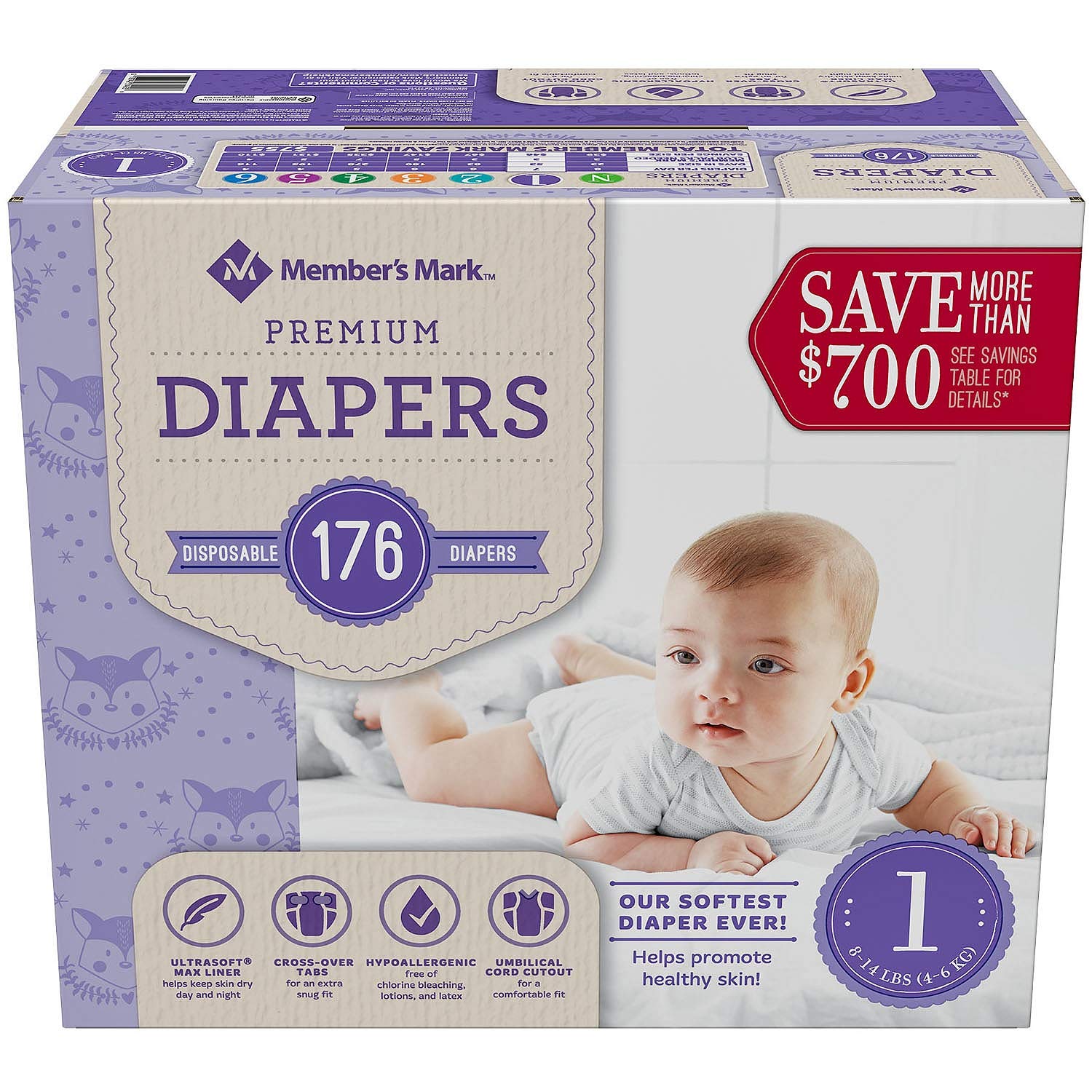 sam's club diapers size 2