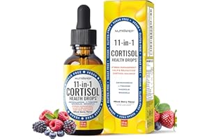 NutraPep Cortisol Detox Liquid Drops for Women Men - Cortisol Reducer Supplement Support Wellness Cleanse Balance Stress Mood Sleep Focus - Lower Cortisol Levels with Ashwagandha L-Theanine Magnolia