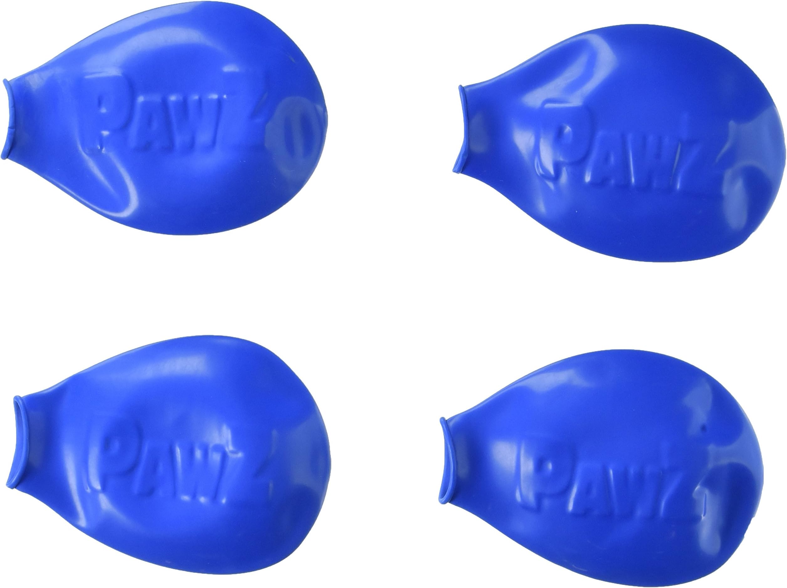Dog Boots Disposable, Reusable, Waterproof Pawz Set of 12 Color:Blue Size:Medium Pack of 2