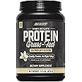 ONNIT Grass Fed Whey Isolate Protein Powder, Vanilla Flavor, Whey Protein Powder Dietary Supplement to Support Muscle Gain and Workout Recovery, 30 Servings per Tub, 30.7 oz