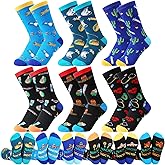 Ramede 6 Pair Funny Doctor Sock Gifts for Men Women Nacho Average Dr Sock Dr Nurse Appreciation Gift for National Doctors' Day Retirement Medical