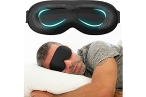Weighted Eye Mask Cover for Sleeping - Eye Masks for Sleep with Adjustable Strap, Lash Extension Eye Covers for Women Men, 3D