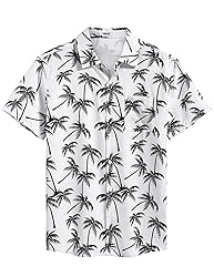 COOFANDY Mens Resort Shirts for Men Short Sleeve