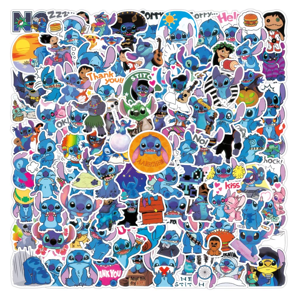 100pcs Cute Stickers Die Cut Vinyl Sticker Variety Pack - Laptop, Water Bottle, Scrapbooking, Tablet, Skateboard, Indoor/Outdoor …