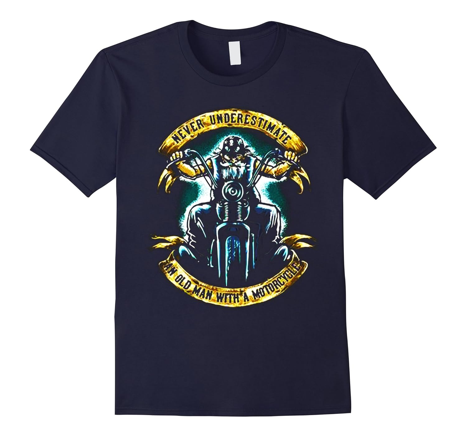 Grandpa Dad Motorcycle Biker T Shirt Gift-ANZ