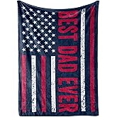 InnoBeta Gifts for Dad from Daughter Wife, Fathers Day Blanket, Dad Gifts for Fathers Day, Throw Blanket USA 60x80