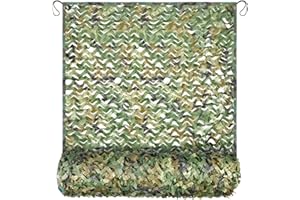 iunio Camo Netting Camouflage Netting, 10ft×10ft, 10x20ft, 20ft×20ft, Mesh Backing Oxford Fabric Camo Net Military Surplus, Hunting Blind for Deer Stand, Party Decorations, Photograph and Car Cover