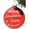 Get Festive with the \’Merry Christmas Ya Filthy Animal\’ Sweater: A Holiday Must-Have