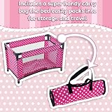 Molly Dolly Baby Doll Cot Bed for Dolls Up to 45cm 18 inches view 3
