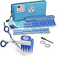 CALMING CLIPPER® - The Silent, Gentle Haircutting Kit for Children with Autism and Sensory Sensitivity - Includes Barber Cape (20pcs Left Handed)