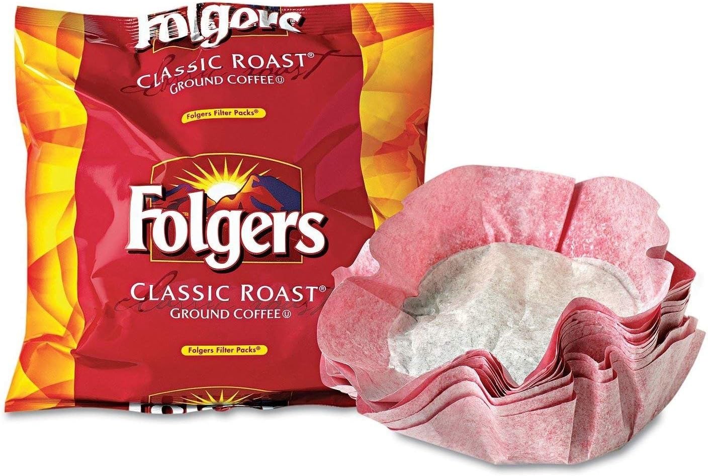Folgers 52320 Coffee Filter Packs, Regular, 0.9 oz Filter Pack, 40