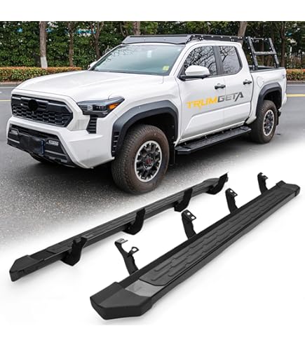 Amazon.com: Rough Country Oval Nerf Steps for Toyota Tacoma Double