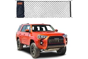 TacoNets Envelope Cargo Net for Toyota 4Runner - Fits 2010-2024 w/ 2nd Row - Upgraded 5mm Bungee - Integrated Storage Bag - H