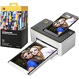 Kodak Dock Premium 4x6” Portable Instant Photo Printer (2021 Edition) Bundled with 130 Sheets | Full Color Photos, 4Pass & La